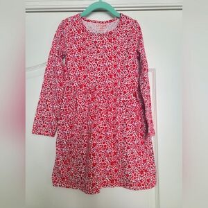 Cat & Jack Girls floral printed long sleeve knit dress